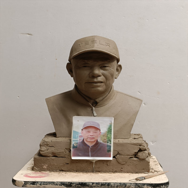 কাস্টম ব্রোঞ্জ পোর্ট্রেট ভাস্কর্য