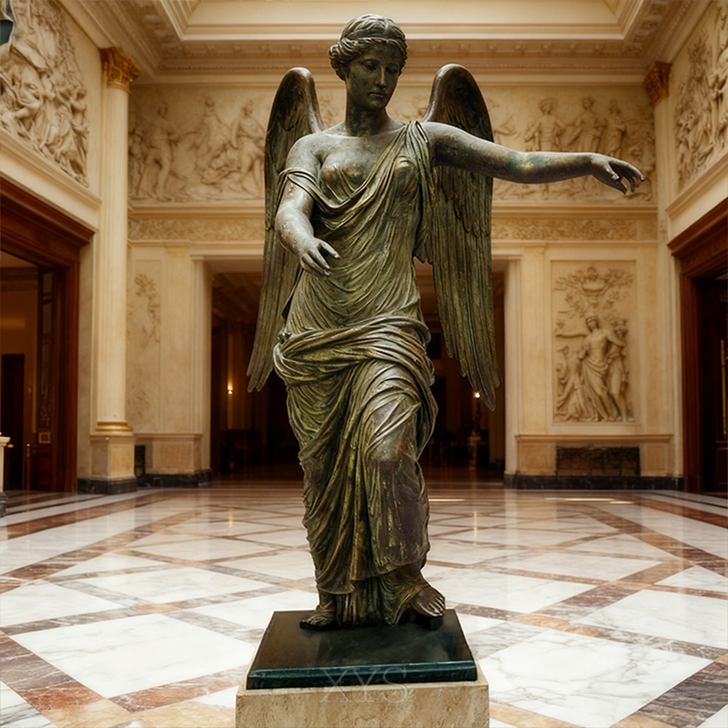 ব্রোঞ্জ ইনডোর উইংড নাইকি দেবী ভাস্কর্য